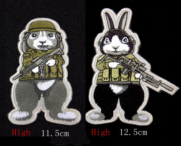 100piece /lot 3D Embroidery armband Cat one tactics patches Badge Peggy and patchThe 12 Chinese Zodiacs armband