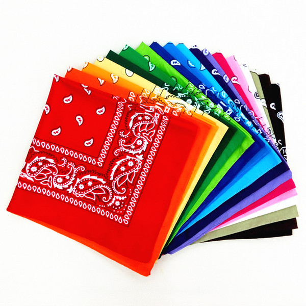 Cotton multi-function headscarf variety handkerchief 55cm outdoor riding