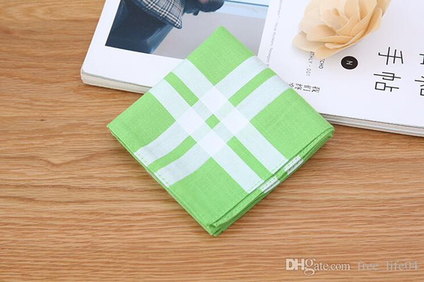 Freeshipping 6pcs 43*43cm Ladies Handkerchief 100% cotton light color female handkerchief women's handkerchiefII-079