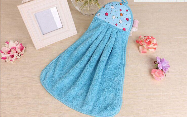 DHL Free shipping 120PCS/lot South Korea quality coral fleece Cartoon water absorption Hand towel Clean the small towel