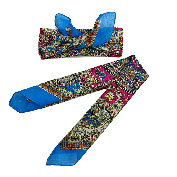 100% cotton bandana kerchief headscarf headband for adult unisex fashion sports use bandana paisley