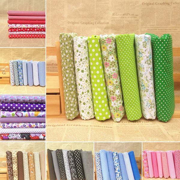 100cm Mixed Cotton Fabric Printed Cloth Sewing Quilting Fabrics for Patchwork Needlework DIY Handmade Accessories