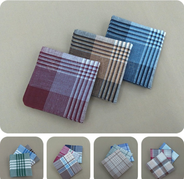 Men's boutique handkerchief, pure cotton strong sweat absorption