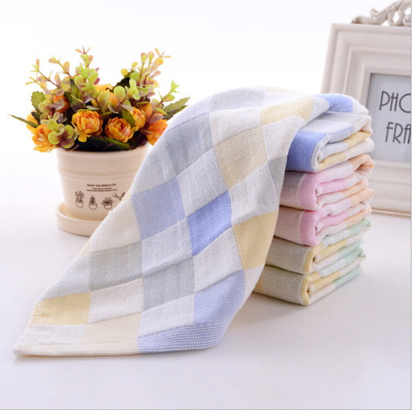 saliva towel Cotton towel gauze square baby printed saliva towel double gauze thin small handkerchief child washcloths handkerchief