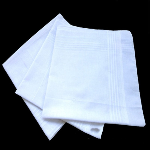 Pure Cotton White Handkerchief High Quality Handkerchiefs Plain Colour Weaving Hot Sell Exquisite Unique Design Mocketer Popular 1 05zy A