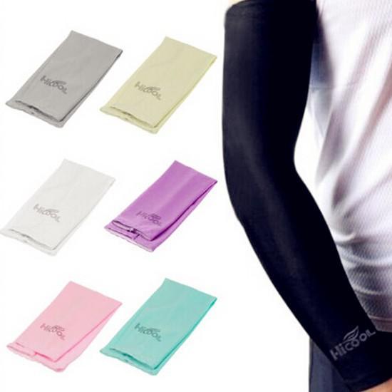 600 pairs=1200pcs Unisex Adult Stretch Sports Sun Block Anti UV Protection Gloves Elbow Length Driving Arm Sleeves Arm Cooling Sleeve Covers