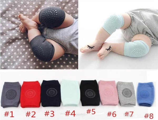 Big promotion Baby Knee Protector Anti Slip Knee Pads Cotton Baby Socks For Newborns Baby Safety Crawling Elbow Cushion Leg Warmers 2000/lo