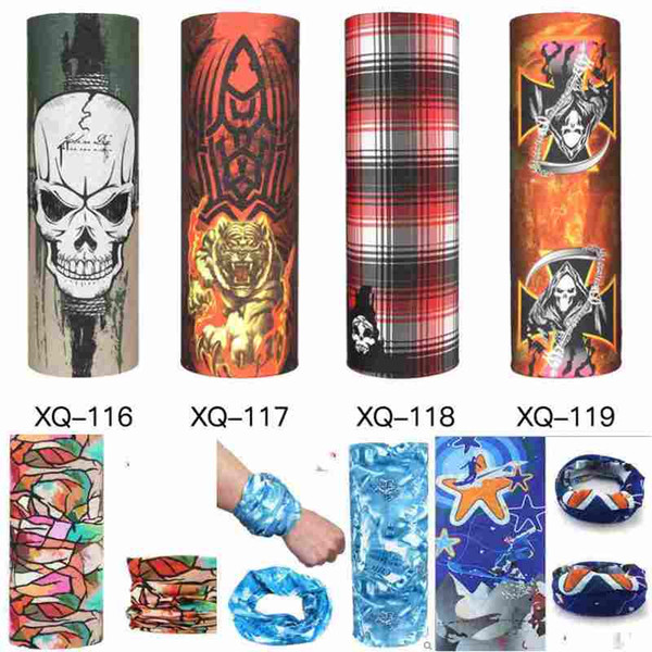 Sports Masks Magic Headband Outdoor Neck Warmer Cycling Bike Bicycle Riding Face Mask Head Scarf Scarves Bandana Heat skull ghost half face