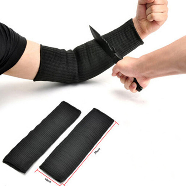 2 Pcs/Pair Steel Wire Cut Proof Anti Abrasion Stab Resistant Armband Sleeve Guard Bracers Safty Arm Protective Sleeves