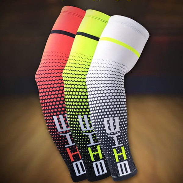 1 Pair Cool Men Cycling Running Bicycle UV Sun Protection Cuff Cover Protective Arm Sleeve Bike Sport Arm Warmers Sleeves