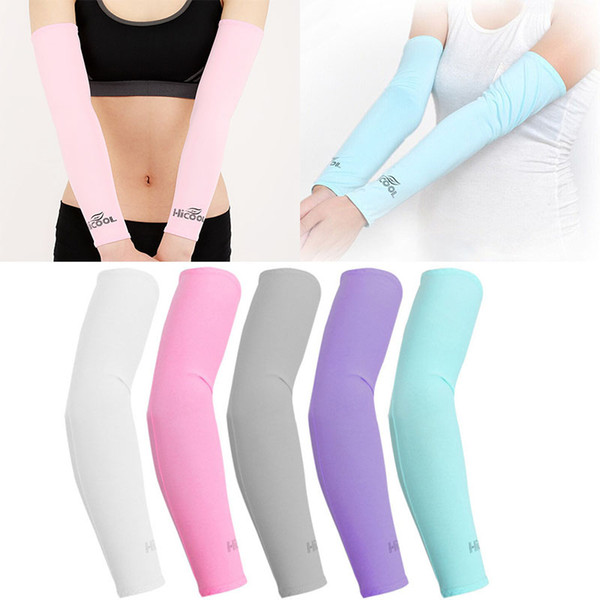 NEW Hicool Cooling Sleeves Unisex Sports Sun Block Anti UV Protection Sleeves Driving Arm Sleeve Cooling Sleeve Covers 2pcs/pair WX-H15