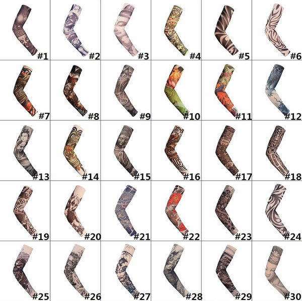 Tattoo Protective Sleeves Summer Men's And Women's Ice Sleeve Riding Driving Sports Arm Sleeve Wholesale H0084-1