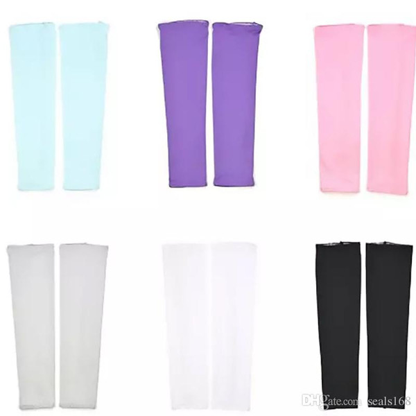 5 Colors Gardening Labor Anti UV Cooling Arm Sleeves Outdoor Riding Drive Sport Sun Protetion Arm Gloves With Elastic DHL SHIP HH7-1031