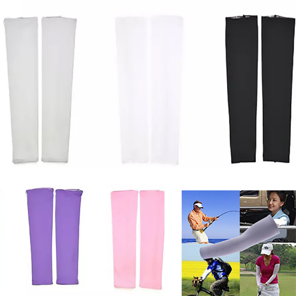 Gardening Labor Anti UV Cooling Arm Sleeves Outdoor Riding Drive Sport Sun Protetion Arm Gloves With Elastic HH7-1031