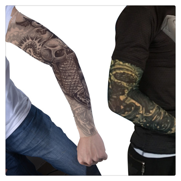 1PCS Sport Arm Sleeve Skin Protection Cover Tattoo Team Elastic Armband Arm Tattoo Sleeves Sunscreen New