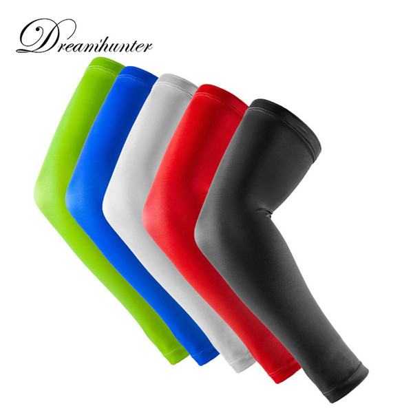 1 PCS Basketball Arm Sleeves Breathable Outdoor Cycling Running Arm Warmers Protectors For Sun Protection Sleeves Compression