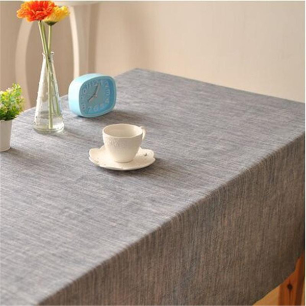 BZ308 Solid color Japanese-style striped with simple theatrical drape factory outlets table cloth fabrics Home Decoration