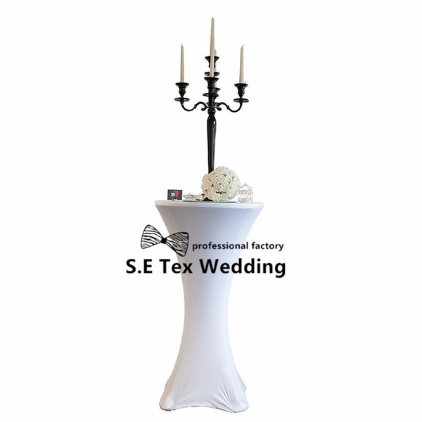 Factory Price Cocktail Table Cover \ Lycra Spandex Table Cloth For Wedding Event Decoration