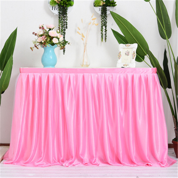 Multicolor Tulle Tutu Table Skirt Tableware For Wedding Party Birthday Decor Lace Table Cover Home Textiles Decorations