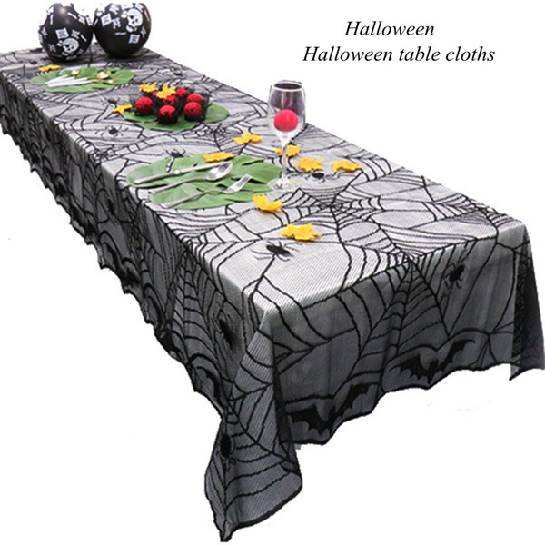 Halloween Table Banner Tablecloth Ghost Festival Party Banquet Table Decoration Halloween Decoration Door Decor Curtain Products