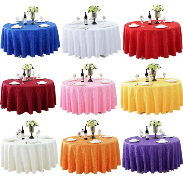 Luxurious Round Table Cover Round Jacquard Damask Table Cloth Hotel Wedding Tablecloth Machine Washable Fabric Cloth Table SN1555