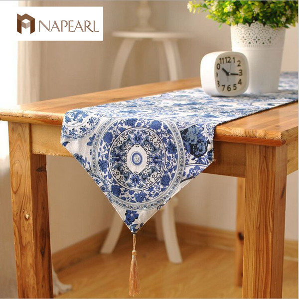 Japanese ceremony cloth cotton linen China tray mat cabinet table flag table runner