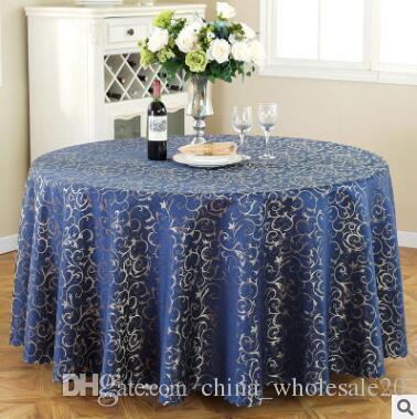 Factory Direct Polyester Round Tablecloth Rectangular Dining Table Cloth Hotel Wedding Machine Washable Square Fabric Cloth Table