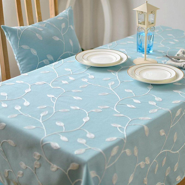 BZ309 Korean-style fresh perspective embroidered table cloth pastoral coffee table cloth table cloth cover towel factory outlets