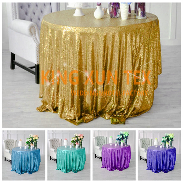 Nice Looking Sequin Table Cloth For Party And Event Decoration \ Cheap Wedding Tablecloth Door to Door Shipping