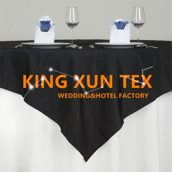 100% Polyester Table Overlay \ Table Cloth For Wedding And Event Decoration