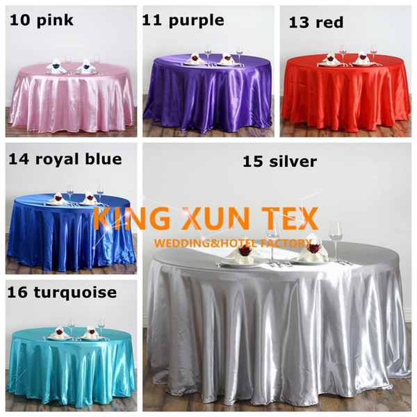 Nice Looking Satin Table Cloth \ Cheap Wedding Tablecloth For Event Party Decoration Free To Door Shipping