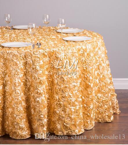 Rosette Table cloth Wedding Party Table Decoration tableclothAEI-026