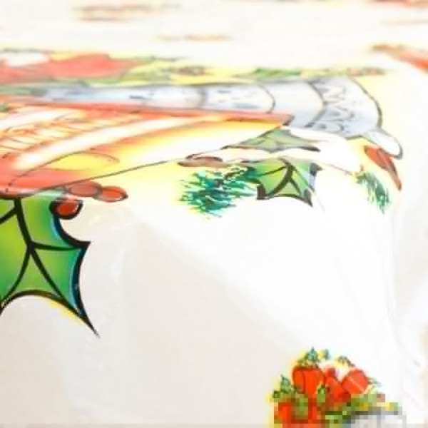 Hoomall 110x180cm PVC Christmas Disposable Tablecloth New Year Household Supplies Christmas Decorations for Home Embroidery Tableclothes