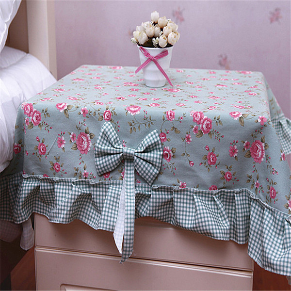 Korean version of the creative tablecloth, square towel, bedside table dust cover, multi-purpose towel universal cover towel