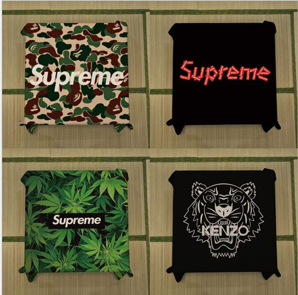 Letter Tiger Head Brand Tablecloth Hip Hop American Style Vintage Cotton Cloth Art Tea Table Rectangular Tablecloth Waterproof Table Mat