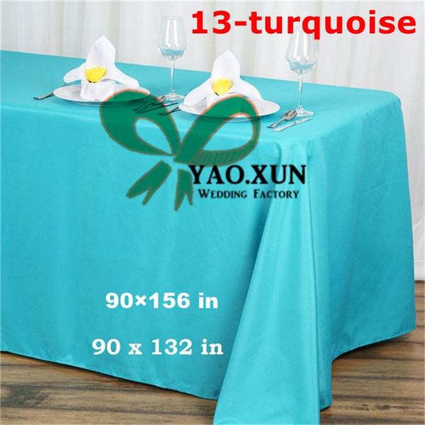 Long Rectangular Wedding Poly Table Cloth \ Cheap Tablecloth Free Shipping