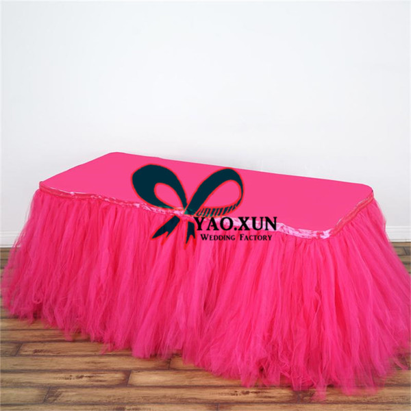 Good Looking Organza Table Skirt \ Cheap Wedding Table Cloth Skirting Free Shipping