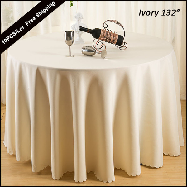 White Wedding Table Linen Premium Polyester Plain Dyed Chemin de Table Hotel Table Linen for Outdoor Wedding Party Dining Machine washable