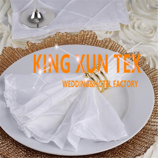 Good Looking Taffeta Pintuck Table Napkin For Wedding Table Cloth And Event Decoration