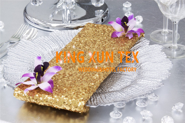 Good Looking Sequin Table Napkin For Wedding Table Cloth And Event Decoration