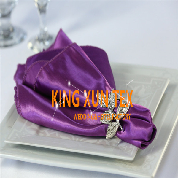 100pcs Satin Table Napkin For Wedding Table Cloth And Event Decoration