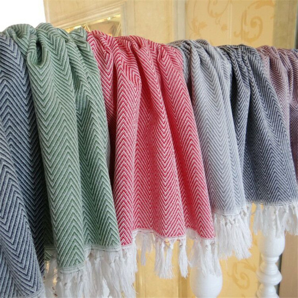 Cotton knit Dish Towel With Hand-made Tassel Napkin Tea Towel Dishtowel Kitchen Towel Cleaning Cloth Multi