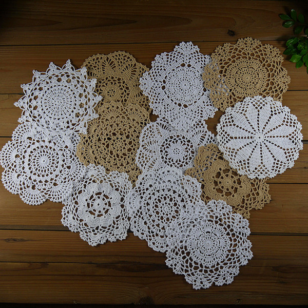 lot of 12 Hand Crochet Doily 7