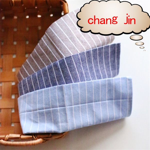 New handiwork modern stripe table mat cloth art tea towel cup towel west napkin cotton and linen table cloth