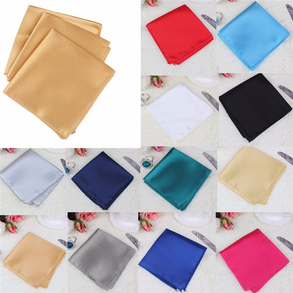 Ourwarm 100pcs Wedding Table Napkins 17 Inch Knitted Table Napkin Satin Handkerchief Cloth Dinner Wedding Decoration Party Event