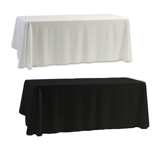 Hot christmas tablecloth Nappe Table Cover table cloth White & Black for Banquet Wedding Party Decor 145x145cm