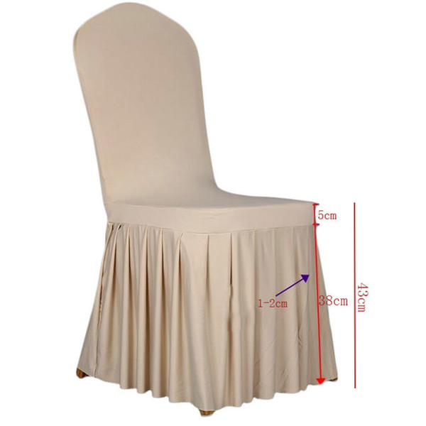 Light Purple Chair Cover Polyester Spandex Dining Chair Covers For Weddings Decoration Home Hotel Restaurant Chair CoverAEI-059