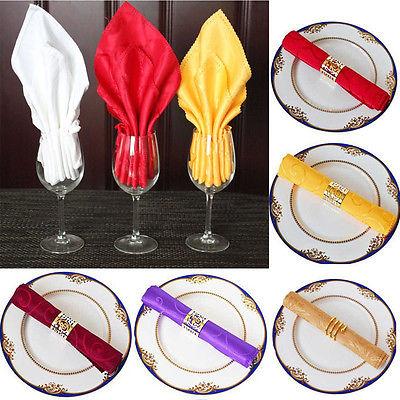 1 pcs 20x20cm Table Napkin Wedding Party Table Decorations Western Dinning Supply