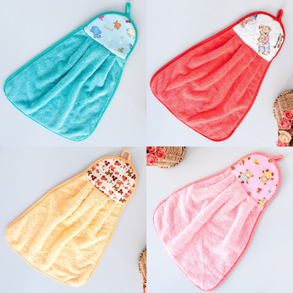 2016 Coral Velvet Towel Factory Direct Wholesale Towel Hanging Kitchen Towel Afford Mao Qingjie Absorbent Super Soft Absorbent Towel HY1225