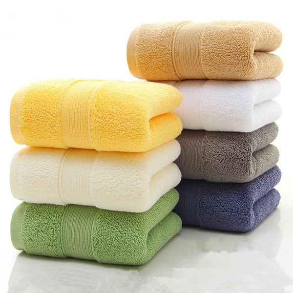 Superior Pure Cotton Quick Dry Towel Soft Thicker Towel Home Hotel Use Factory Price 7 Optional Colors